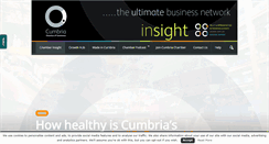 Desktop Screenshot of cumbriachamberofcommerce.co.uk
