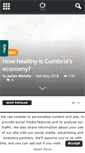 Mobile Screenshot of cumbriachamberofcommerce.co.uk
